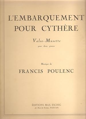 L'embarquement pour Cythère (Valse-Musette pour deux pianos)