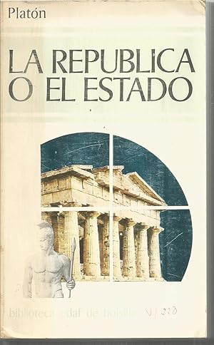 Imagen del vendedor de LA REPUBLICA O EL ESTADO Versin Revisada (colecc Biblioteca Edaf 121) a la venta por CALLE 59  Libros