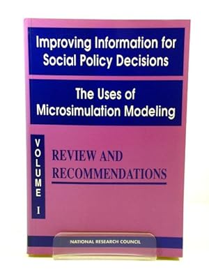Immagine del venditore per Improving Information for Social Policy Decisions: The Uses of Microsimulation Modeling: Volume I: Review and Recommendations venduto da PsychoBabel & Skoob Books