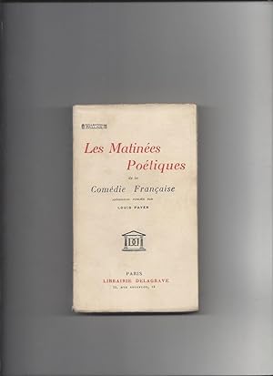 Matinées poétiques de la Comédie Française 1e année : 1920 - 1921