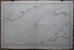 Antique Print-CELTIC SEA CHART-IRELAND-ENGLAND-Depot de la Marine-1798