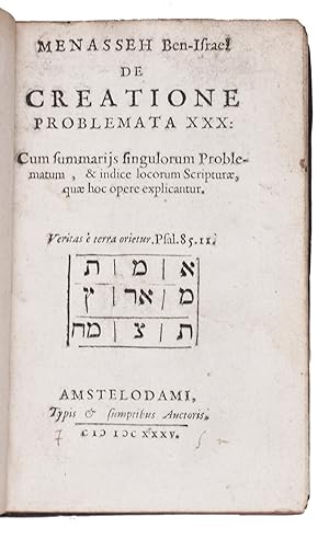 De creatione problemata XXX: cum summariis singulorum problematum, & indice locorum Scripturae, q...