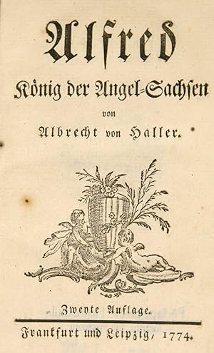 Bild des Verkufers fr Alfred Knig der Angel-Sachsen. Zweyte Auflage. zum Verkauf von Harteveld Rare Books Ltd.