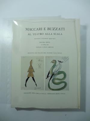 Imagen del vendedor de Maccari e Buzzati al teatro alla scala a la venta por Coenobium Libreria antiquaria