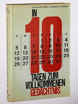 Image du vendeur pour In 10 Tagen zum vollkommenen Gedchtnis. 4. Aufl. mis en vente par Antiquariat Lehmann-Dronke