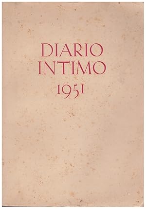 Seller image for DIARIO NTIMO 1951. for sale by Llibres de Companyia