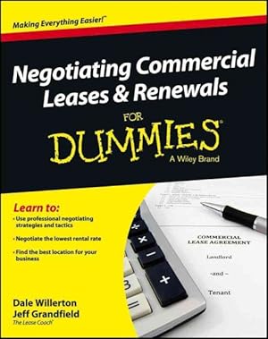 Immagine del venditore per Negotiating Commercial Leases & Renewals for Dummies venduto da GreatBookPrices
