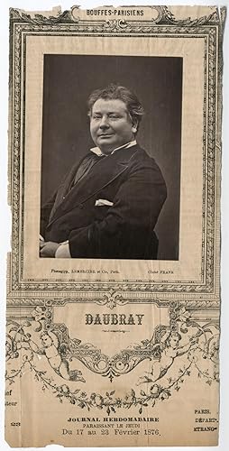 Lemercier, Paris, acteur, Bouffes-Parisiens, René Michel Thibault dit Daubray (1837-1892)