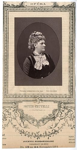 Lemercier, Paris, artiste, Opéra, Sophie Johanne Charlotte Crüwell dite Sophie Cruvelli (1826-1907)