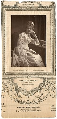 Lemercier, Paris, actrice, Théâtre-Historique, Clémentine Schmidt
