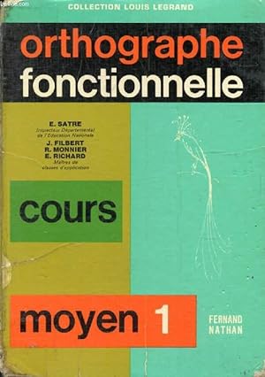 Bild des Verkufers fr ORTHOGRAPHE FONCTIONNELLE, CM1 zum Verkauf von Le-Livre