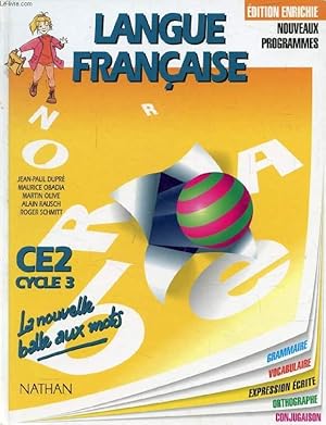 LANGUE FRANCAISE, CYCLE 3, CE2 (LA NOUVELLE BALLE AUX MOTS)