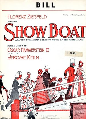 BILL : SHOW BOAT : Sheet Music for Vocal-Piano-Organ-Guitar