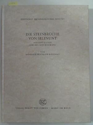 Die Steinbrüche von Selinunt : die Cave di Cusa und die Cave di Barone. Deutsches Archäologisches...