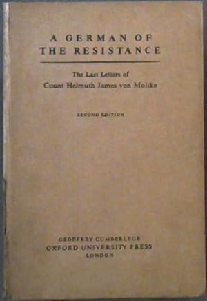 Seller image for A German Of The Resistance for sale by Chapter 1