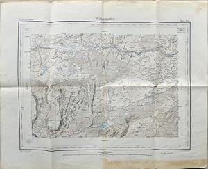 Imagen del vendedor de Topographischer Atlas der Schweiz (Siegfriedatlas). Blatt 254 : Wildhaus. a la venta por Franz Khne Antiquariat und Kunsthandel