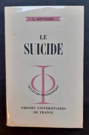 Le Suicide - étude morale et métaphysique -