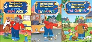 3 Bände Benjamin Blümchen: Benjamin Blümchen als Busfahrer + Benjamin Blümchen im Garten + Benjam...