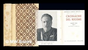 Image du vendeur pour Cronache del regime. Anno XIII: Parte I [29 Ottobre '34-24 Aprile '35] mis en vente par MW Books