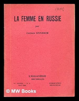 Imagen del vendedor de La Femme en Russie, 11e Annee, No. 5, Mai 1933 a la venta por MW Books