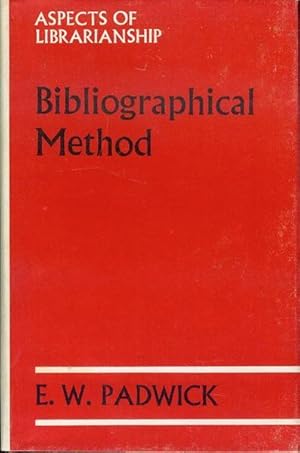 Seller image for Bibliographical Method: An Introductory Survey for sale by Bookmarc's