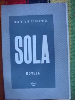 Seller image for Solo. Novela for sale by Libros del cuervo