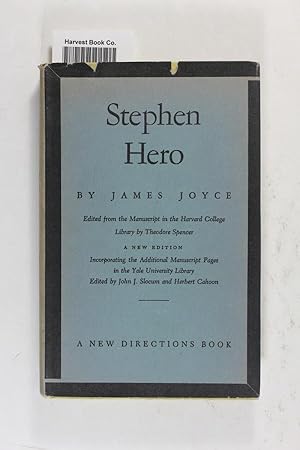 Seller image for Stephen Hero for sale by Jeffrey Blake