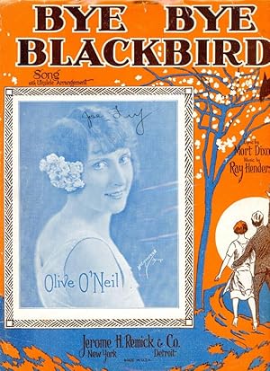 BYE BYE BLACKBIRD : Operatic Edition : Song, Piano, Ukulele. Guitar Sheet Music