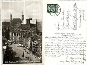 Bild des Verkufers fr 37943,Augsburg Maximilian Strasse Rathaus 1940 zum Verkauf von Versandhandel Lehenbauer