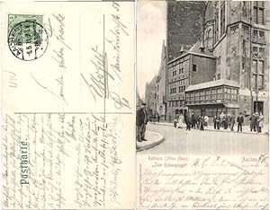 Bild des Verkäufers für 39008,Aachen Partie am Rathaus Eulenspiegel Leute 1911 zum Verkauf von Versandhandel Lehenbauer