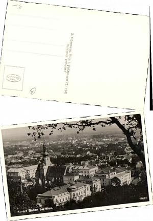 Bild des Verkufers fr 40122,Baden bei Wien 1940 zum Verkauf von Versandhandel Lehenbauer