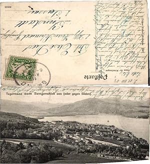 Image du vendeur pour 40219,Tegernsee v. Sengerschloss 1907 mis en vente par Versandhandel Lehenbauer