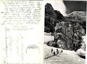 Bild des Verkufers fr 20337,Dachstein Kletterer Einstieg m. Randkluft b. Gosau 1937 zum Verkauf von Versandhandel Lehenbauer