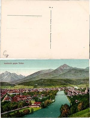 Bild des Verkufers fr 41664,Innsbruck gegen Sden COLOR 1915 pub Redlich F41 zum Verkauf von Versandhandel Lehenbauer