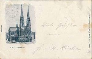 Image du vendeur pour 24180,Wien Votivkirche 1900 mis en vente par Versandhandel Lehenbauer