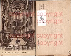 Bild des Verkufers fr 404100,Basse-Normandie Calvados Bayeux La Cathedrale Le Choeur Kirche Chor zum Verkauf von Versandhandel Lehenbauer