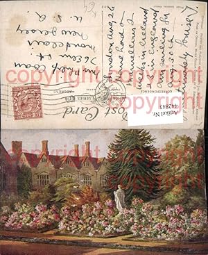 Bild des Verkufers fr 442843,Knstler AK C. Essenhigh Corke England Knole Rose Garden Garten zum Verkauf von Versandhandel Lehenbauer