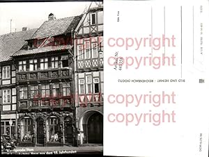 Seller image for 443358,Wernigerode im Harz Holzgeschnitztes Haus aus dem 17. Jahrhundert pub VEB for sale by Versandhandel Lehenbauer