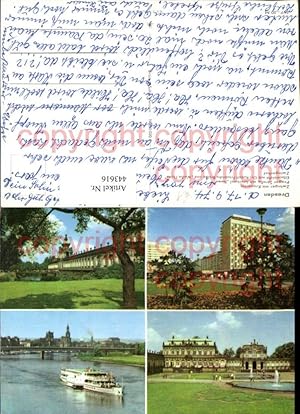 Bild des Verkufers fr 443616,Dresden Teilansicht Zwinger m. Kronentor Zwingerhof Mehrbildkarte zum Verkauf von Versandhandel Lehenbauer