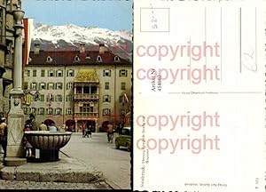 Immagine del venditore per 454102,Innsbruck Herzog-Friedrich-Strae Brunnen Goldenes Dachl venduto da Versandhandel Lehenbauer