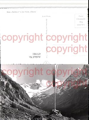 Bild des Verkufers fr 471981,Beim Steinbock in der Floite b. Mayrhofen Bergkulisse zum Verkauf von Versandhandel Lehenbauer