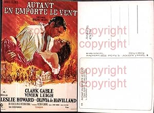 Image du vendeur pour 474274,Film Reklame Autant en Emporte le Vent Clark Gable Vivien Leigh Leslie Howard mis en vente par Versandhandel Lehenbauer