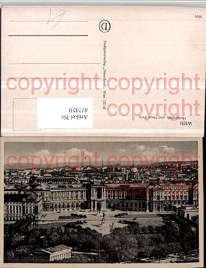 Seller image for 477450,Wien Innere Stadt Teilansicht Heldenplatz u. Neue Burg for sale by Versandhandel Lehenbauer