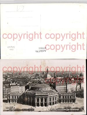 Bild des Verkufers fr 477511,Wien Innere Stadt Teilansicht m. Burgtheater vom Rathaus zum Verkauf von Versandhandel Lehenbauer