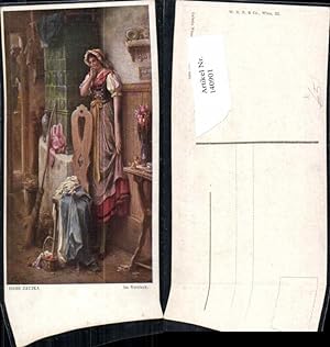 Seller image for 140901,Hans Zatzka Im Versteck Stuhl Besen for sale by Versandhandel Lehenbauer