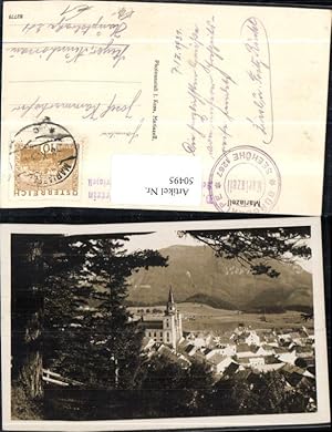 Bild des Verkufers fr 50495,Mariazell Ansicht mit Bumen 1931 zum Verkauf von Versandhandel Lehenbauer