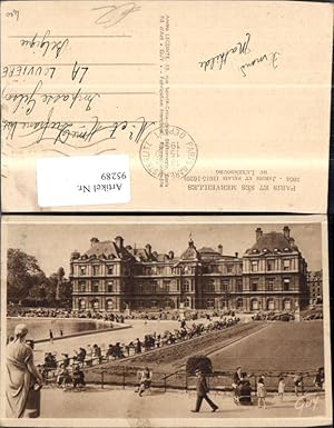 Immagine del venditore per 95289,Paris Jardin et Palais du Luxembourg Ansicht Garten 1952 venduto da Versandhandel Lehenbauer