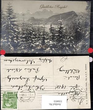 Bild des Verkufers fr 116453,Salzburg Glckliches Neujahr Winteransicht 1910 zum Verkauf von Versandhandel Lehenbauer