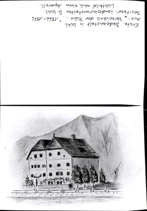 389959,Bad Ischl Erste Badeanstalt Ischl Nach Verzeichnis d. Pläne 1822-1876 Lichtbild