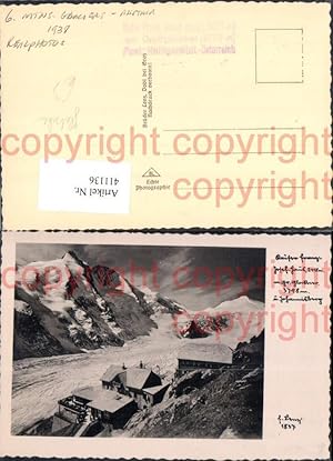 Bild des Verkufers fr 411136,Foto Ak Gletscher Kaiser Franz Josef-Htte Groglockner Johannisberg zum Verkauf von Versandhandel Lehenbauer